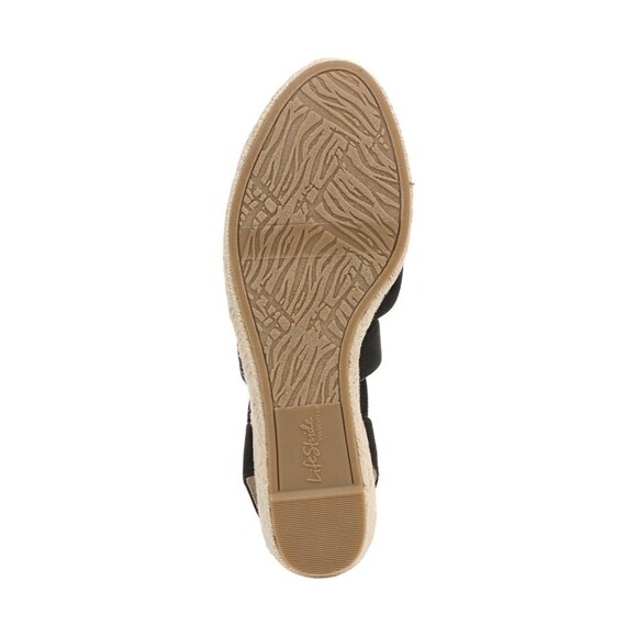 LifeStride Womens Kimball Canvas Espadrille Wedges - Picture 3 of 3
